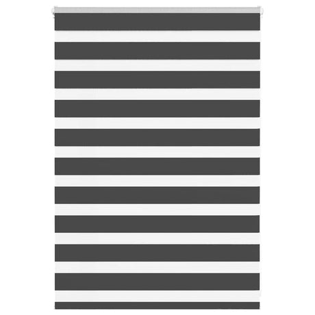 VidaXL zebra rullegardin 95x100 cm stofbredde 90,9 cm sort