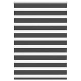VidaXL zebra rullegardin 100x100 cm stofbredde 95,9 cm sort