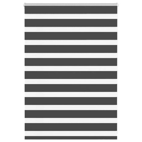 VidaXL zebra rullegardin 100x100 cm stofbredde 95,9 cm sort