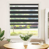 VidaXL zebra rullegardin 100x100 cm stofbredde 95,9 cm sort