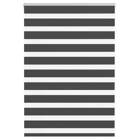 VidaXL zebra rullegardin 105x100 cm stofbredde 100,9 cm sort