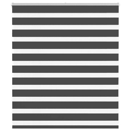 Vidaxx zebra rullegardin 120x100 cm stofbredde 115,9 cm sort