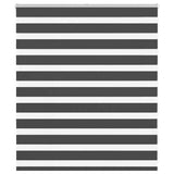 VidaXL zebra rullegardin 125x100 cm stofbredde 120,9 cm sort
