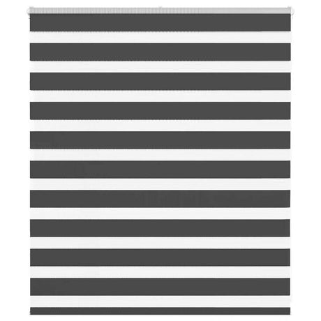 Vidaxx zebra rullegardin 135x100 cm stofbredde 130,9 cm sort