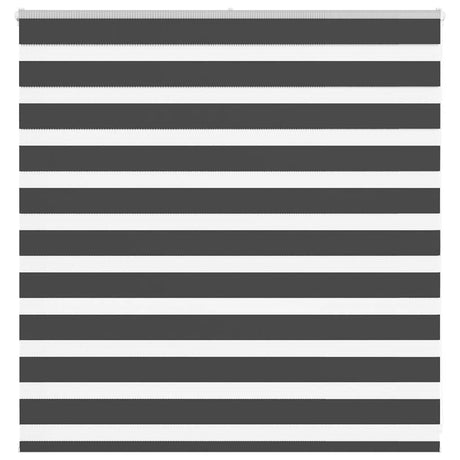 Vidaxx zebra rullegardin 140x100 cm stofbredde 135,9 cm sort