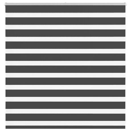 Vidaxx zebra rullegardin 150x100 cm stofbredde 145,9 cm sort