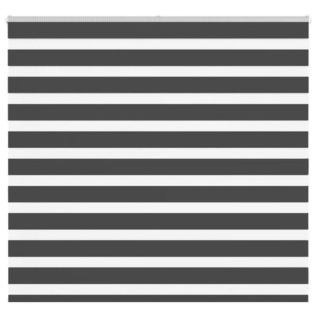Vidaxx zebra rullegardin 165x100 cm stofbredde 160,9 cm sort