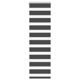 VidaXL zebra rullegardin 40x150 cm stofbredde 35,9 cm sort