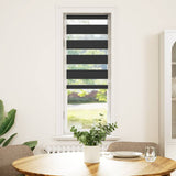 VidaXL zebra rullegardin 40x150 cm stofbredde 35,9 cm sort