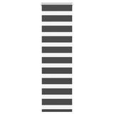 VidaXL zebra rullegardin 45x150 cm stofbredde 40,9 cm sort