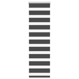 VidaXL zebra rullegardin 50x150 cm stofbredde 45,9 cm sort