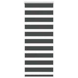 VidaXL zebra rullegardin 55x150 cm stofbredde 50,9 cm sort