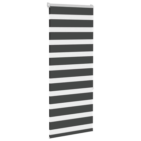 VidaXL zebra rullegardin 60x150 cm stofbredde sort 55,9 cm