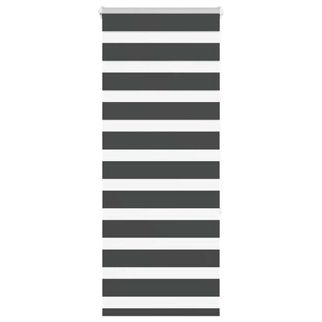 VidaXL zebra rullegardin 65x150 cm stofbredde 60,9 cm sort