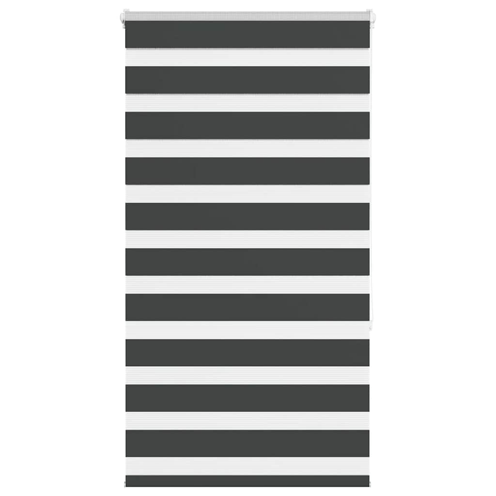 VidaXL zebra rullegardin 70x150 cm stofbredde 65,9 cm sort