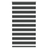 VidaXL zebra rullegardin 70x150 cm stofbredde 65,9 cm sort