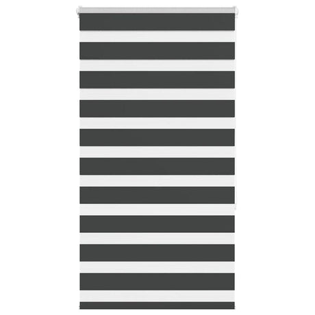 VidaXL zebra rullegardin 70x150 cm stofbredde 65,9 cm sort