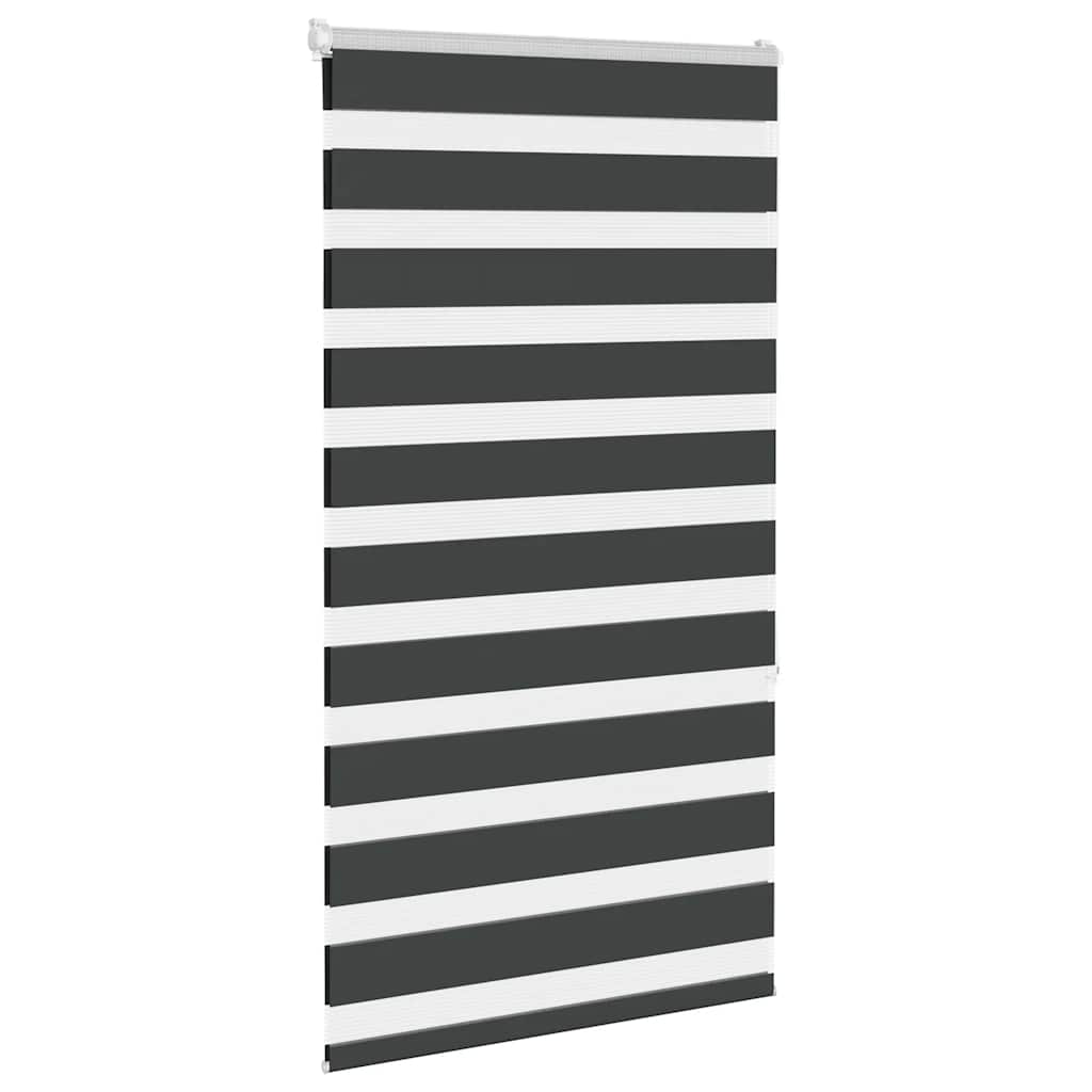 VidaXL zebra rullegardin 70x150 cm stofbredde 65,9 cm sort