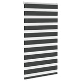 VidaXL zebra rullegardin 70x150 cm stofbredde 65,9 cm sort