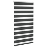 Vidaxx zebra rullegardin 80x150 cm stofbredde 75,9 cm sort