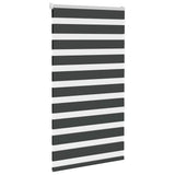 VidaXL zebra rullegardin 85x150 cm stofbredde 80,9 cm sort