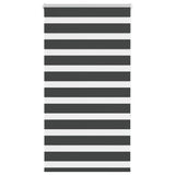 VidaXL zebra rullegardin 90x150 cm stofbredde 85,9 cm sort