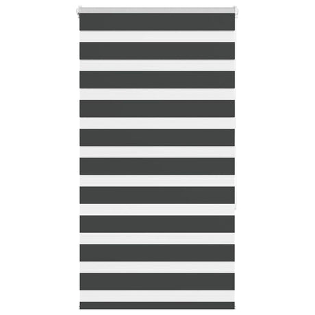 VidaXL zebra rullegardin 90x150 cm stofbredde 85,9 cm sort
