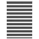 VidaXL zebra rullegardin 95x150 cm stofbredde 90,9 cm sort
