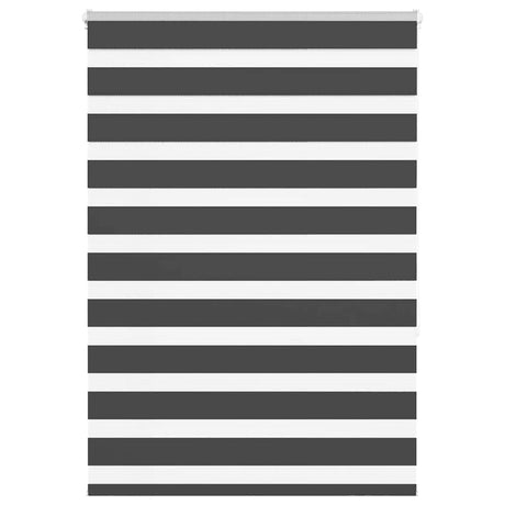 VidaXL zebra rullegardin 105x150 cm stofbredde 100,9 cm sort