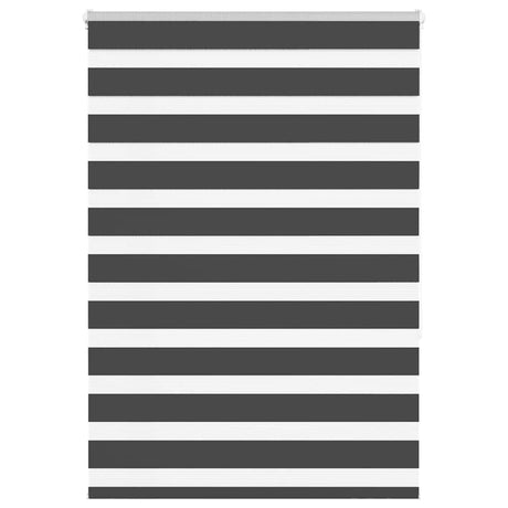 VidaXL zebra rullegardin 110x150 cm stofbredde 105,9 cm sort