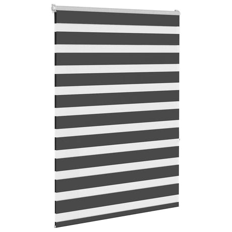 VidaXL zebra rullegardin 110x150 cm stofbredde 105,9 cm sort
