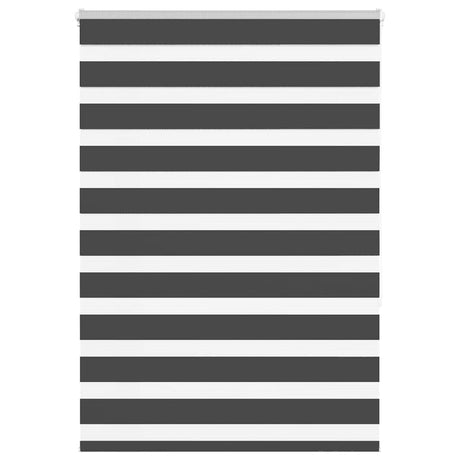 Vidaxx zebra rullegardin 115x150 cm stofbredde 110,9 cm sort