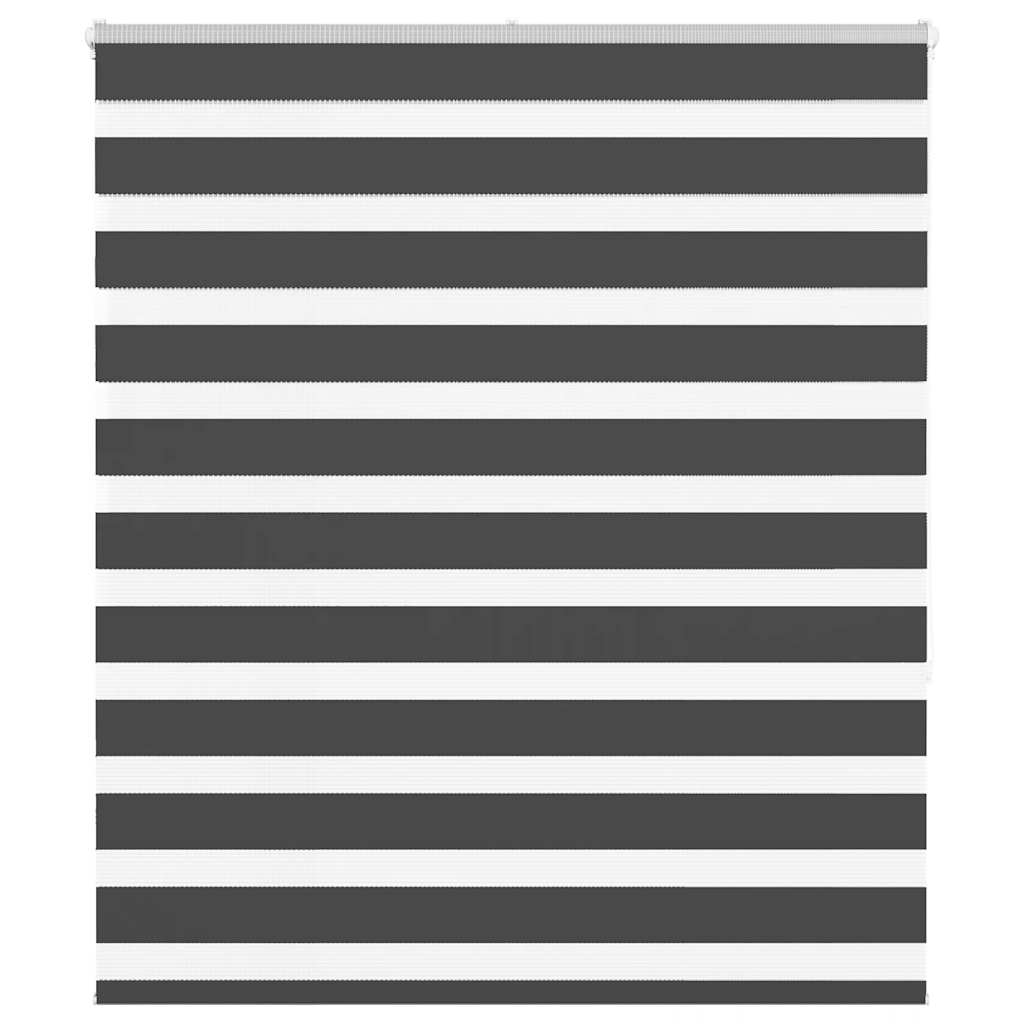 VidaXL zebra rullegardin 120x150 cm stofbredde 115,9 cm sort