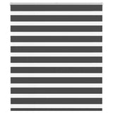 VidaXL zebra rullegardin 120x150 cm stofbredde 115,9 cm sort