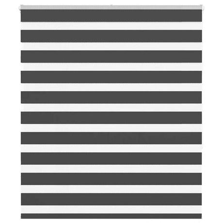 VidaXL zebra rullegardin 125x150 cm stofbredde 120,9 cm sort