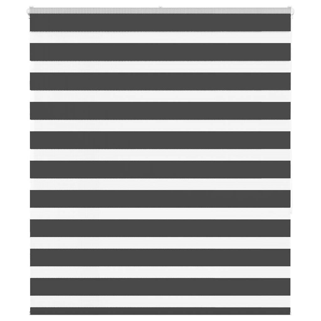 VidaXL zebra rullegardin 130x150 cm stofbredde 125,9 cm sort