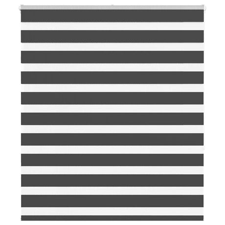 VidaXL zebra rullegardin 130x150 cm stofbredde 125,9 cm sort