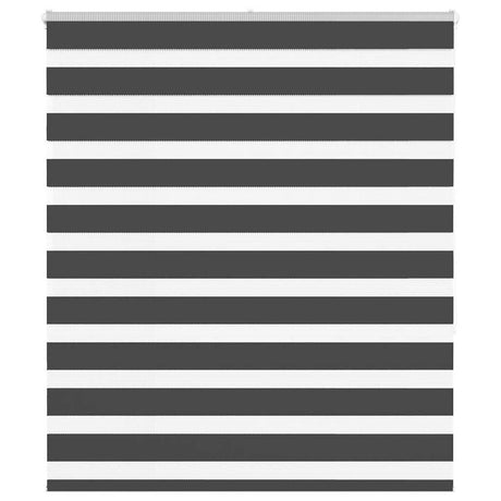 VidaXL zebra rullegardin 135x150 cm stofbredde 130,9 cm sort