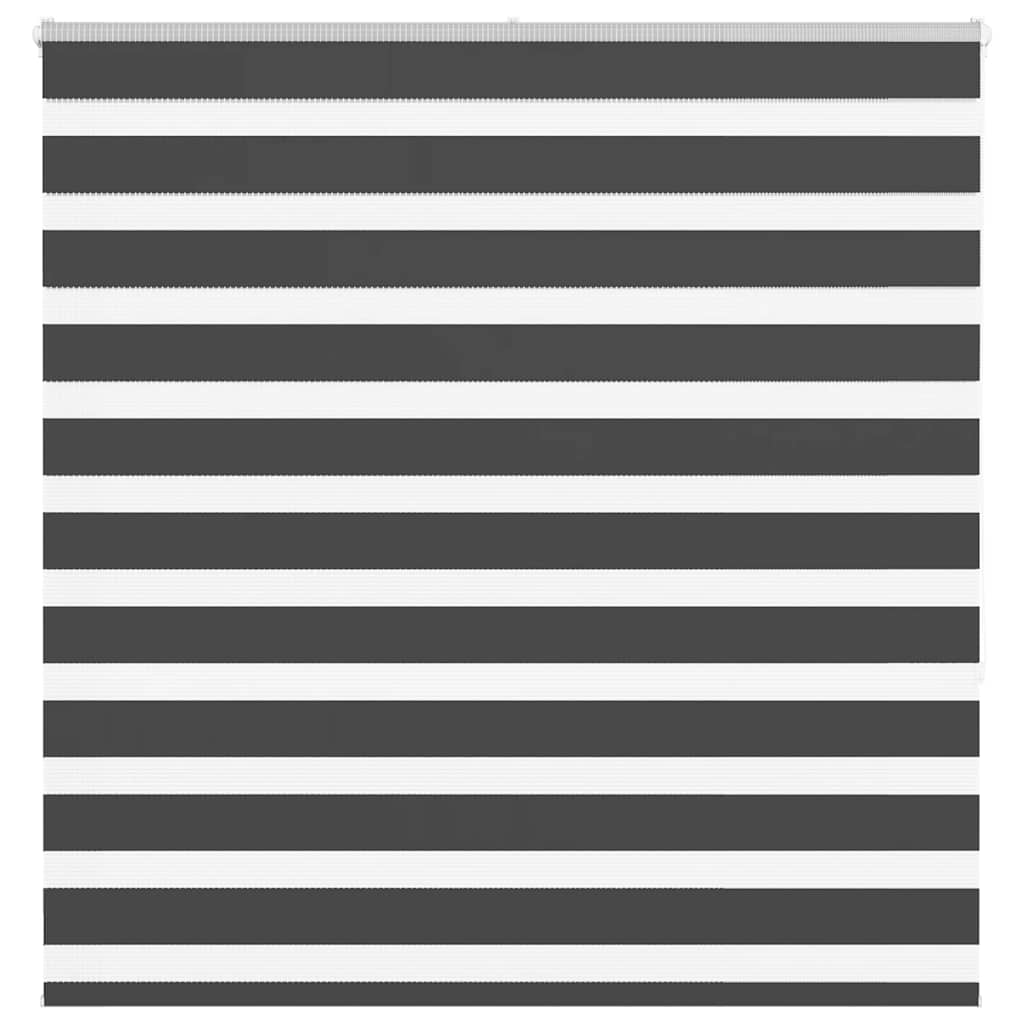 VidaXL zebra rullegardin 145x150 cm stofbredde 140,9 cm sort