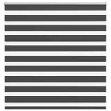 VidaXL zebra rullegardin 145x150 cm stofbredde 140,9 cm sort
