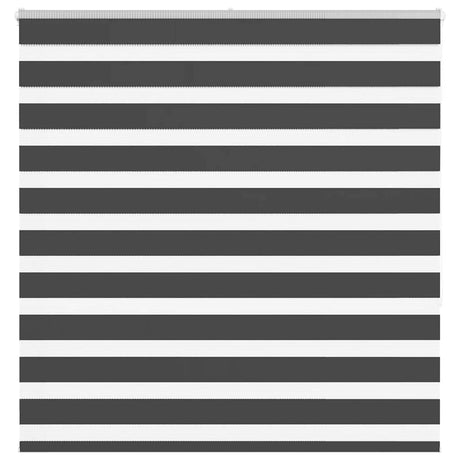 VidaXL zebra rullegardin 145x150 cm stofbredde 140,9 cm sort