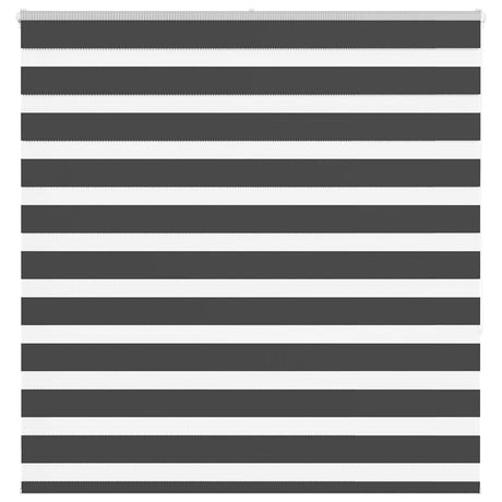 VidaXL zebra rullegardin 150x150 cm stofbredde 145,9 cm sort