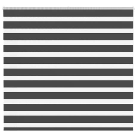 VidaXL zebra rullegardin 155x150 cm stofbredde 150,9 cm sort