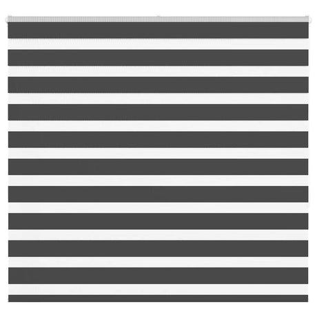 VidaXL zebra rullegardin 160x150 cm stofbredde 155,9 cm sort