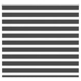 VidaXL zebra rullegardin 165x150 cm stofbredde 160,9 cm sort