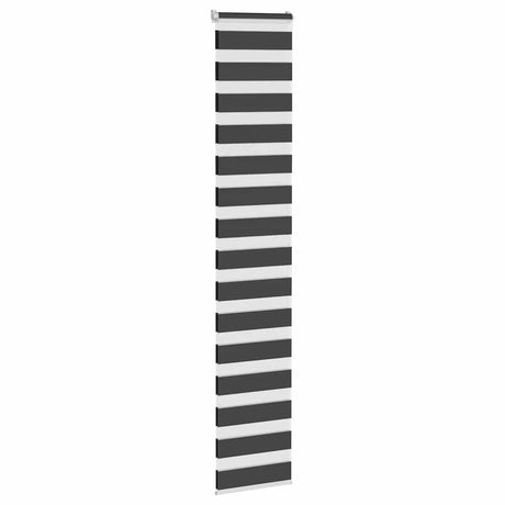 VidaXL zebra rullegardin 40x200 cm stofbredde 35,9 cm sort