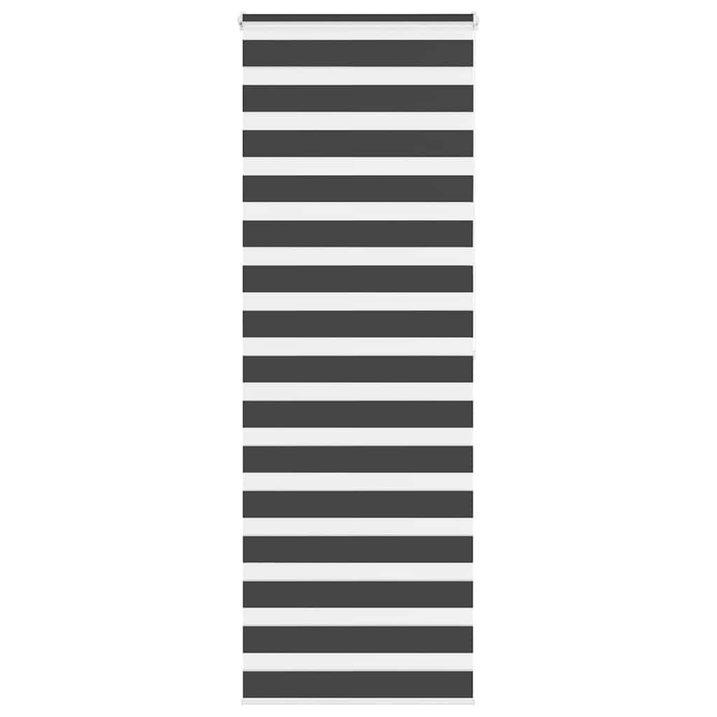 VidaXL zebra rullegardin 70x200 cm stofbredde 65,9 cm sort