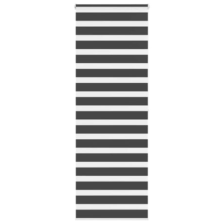 VidaXL zebra rullegardin 70x200 cm stofbredde 65,9 cm sort