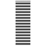 VidaXL zebra rullegardin 85x200 cm stofbredde 80,9 cm sort