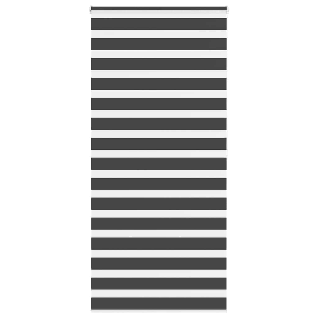 VidaXL zebra rullegardin 100x200 cm stofbredde 95,9 cm sort